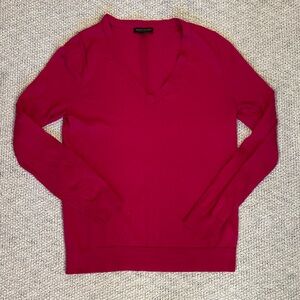 ✰ hot pink banana republic merino wool sweater ✰